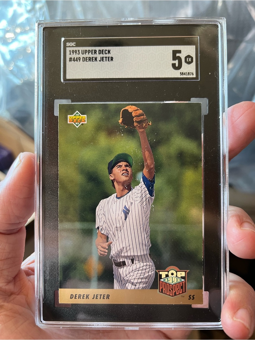 Upper Deck 1993 Derek Jeter Rookie Card - White/Blue